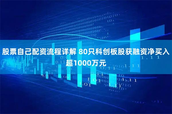 股票自己配资流程详解 80只科创板股获融资净买入超1000万元